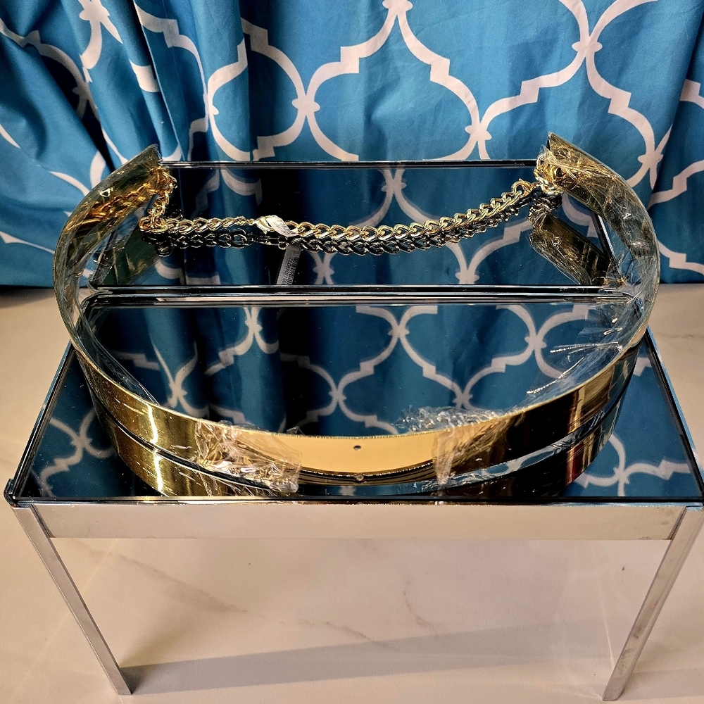 Anne Fontaine Gold Metal Belt
